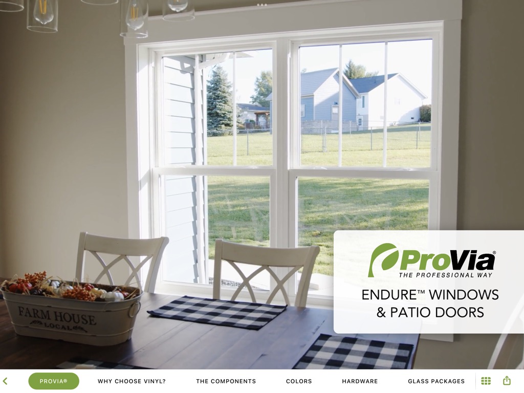 ProVia® Endure™ Windows and Patio Doors