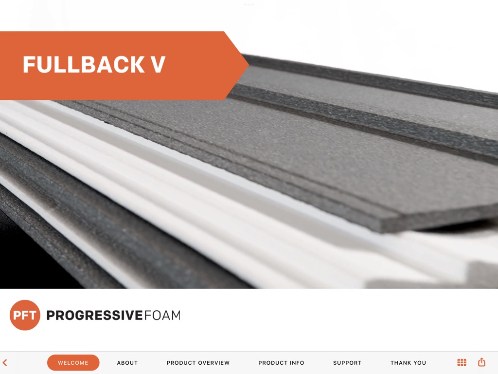 Progressive Foam® - Fullback® V Product Presentation