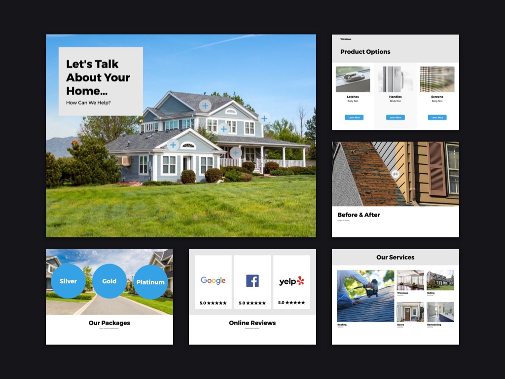 Home Improvement - Page Template Pack