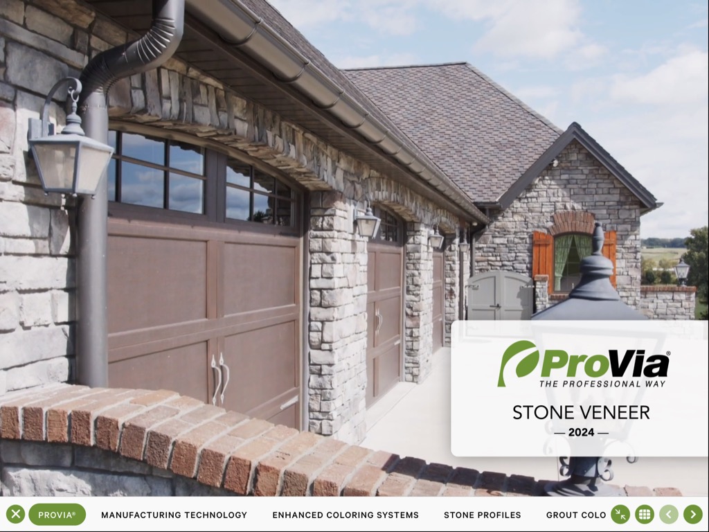 Provia® Manufactured Stone Veneer